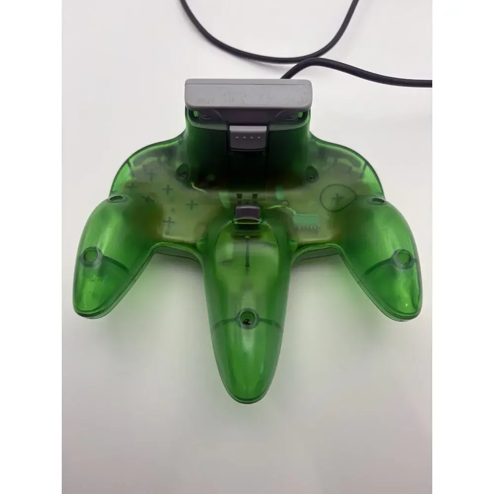 Nintendo 64 N64 Video Game Controller Clear Jungle Green OEM New Stick